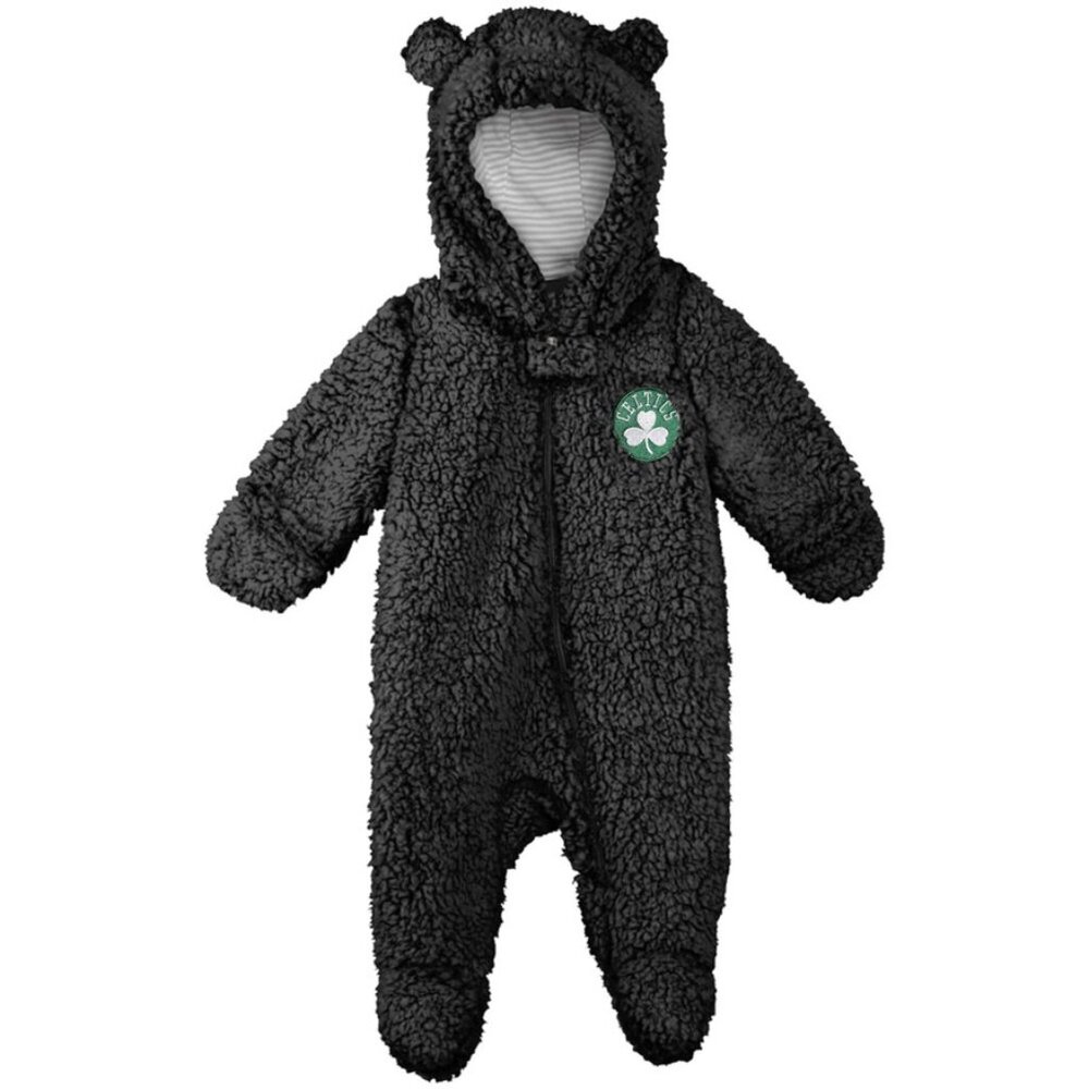 NBA Boston Celtics Charcoal Teddy Fleece Bunting